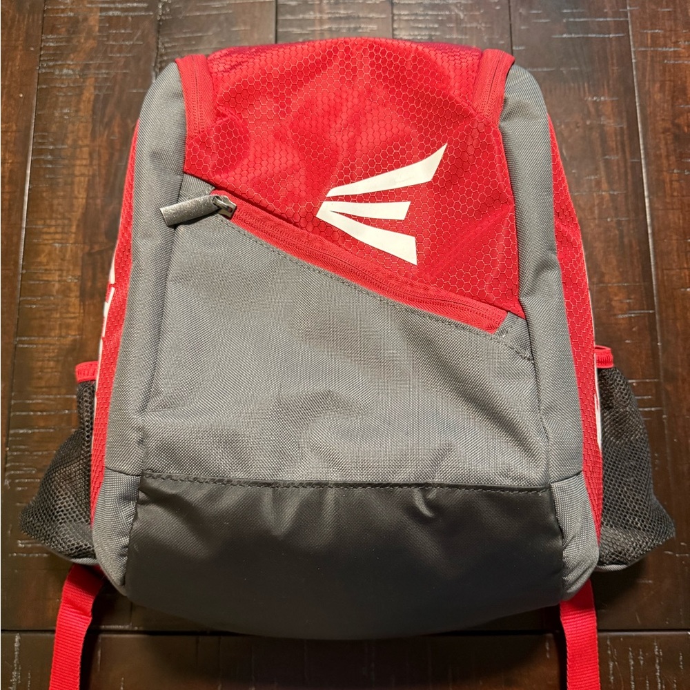 Easton Red and Gray Bat Backpack